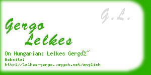 gergo lelkes business card